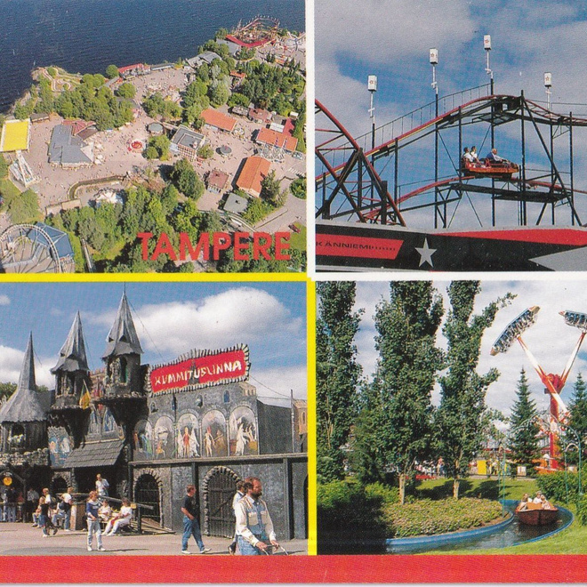 Tampere. Särkänniemi, sommitelmakortti. e275