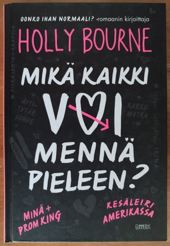 Holly Bourne: Mikä kaikki voi mennä pieleen?