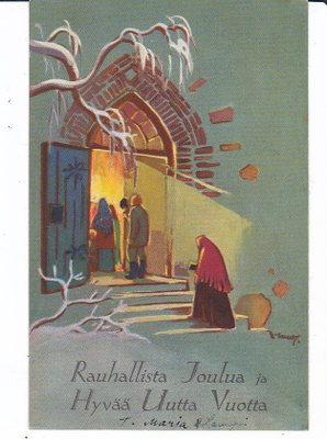 VANHA Postikortti Martta Wendelin 1930-l