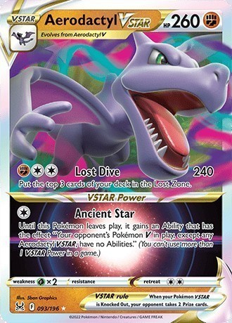 Aerodactyl VSTAR 093/196 - Lost Origin - NM/M