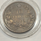 10 centesimi 1862 kolikko / raha - pikkukuva 1