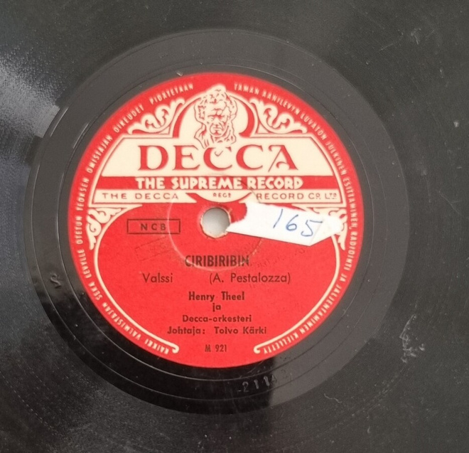 Savikiekko 1948 - Henry Theel - Decca SD 5006