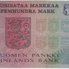 500 Markkaa 1975 A-sarjaa, mustalla langalla, kl.5 - pikkukuva 2