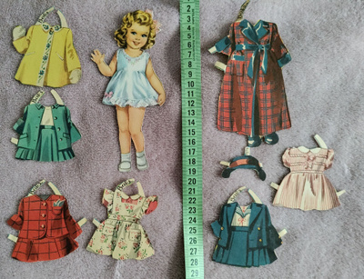 Paperinukke Babs 1940-50-luku