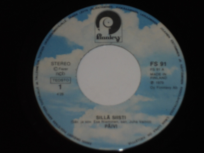 7" PÄIVI - Sillä Siisti - single 1979 EX-