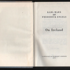 Marx and Engels On Ireland, Progress Press 1971, skp., K3 - pikkukuva 3