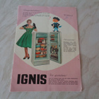IGNIS jääkaapin käyttöopas/takuu vuodelta 1960 - pikkukuva 1