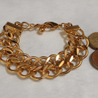 21k kullattu Kanadalainen rannekoru Gold plated - pikkukuva 4
