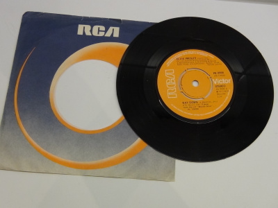 ELVIS PRESLEY 7´WAY DOWN , PLEDGING MY LOVE