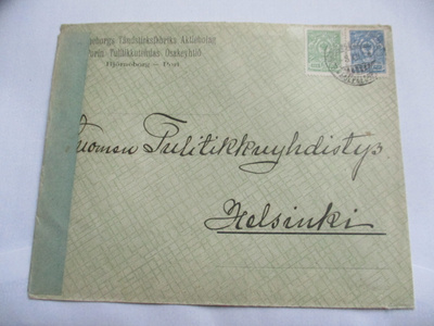 1914 Porin Tulitikkutehdas liuskasens kuori
