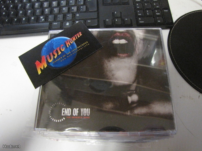 END OF YOU-YOU DESERVE MORE CD SINGLE