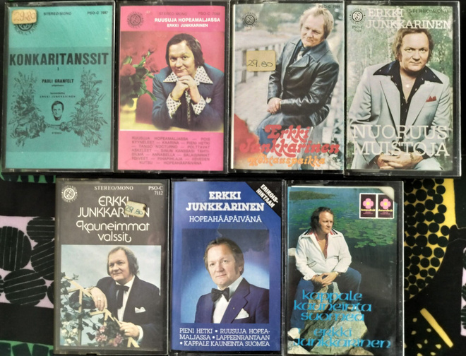 ERKKI JUNKKARINEN-KONKARITANSSIT I ym. - 7 Kasettia