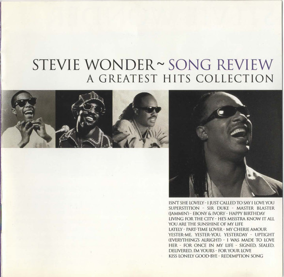Stevie Wonder :  Song Review - A Greatest Hits Collection CD