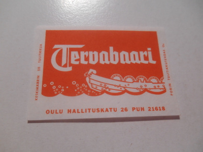 TT Etiketti Tervabaari Oulu