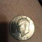 1974 EISENHOWER  1 DOLLARIN  HOPEINEN KOLIKKO - pikkukuva 2