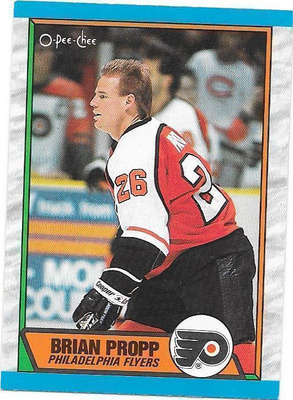 1989-90 OPC #139 Brian Propp Philadelphia Flyers
