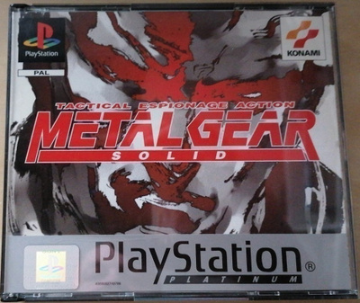 Metal Gear Solid PlayStation PS1 Platinum (Käytetty) 2 Discs