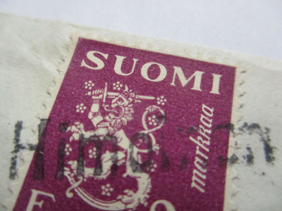 1942 (n) Himoinen (Vehmaa) rivil kuorella