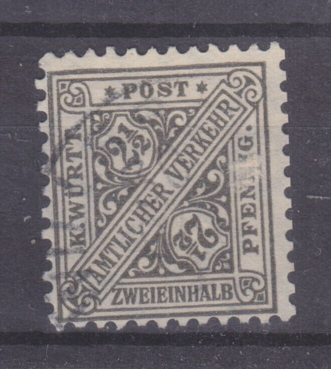 Saksa Wyrtenberg 1916   dienst Mi 237 leimattuna