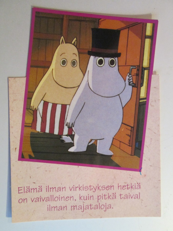 KULKEMATON MUUMIKORTTI MUUMIMAMMA JA MUUMIPAPPA