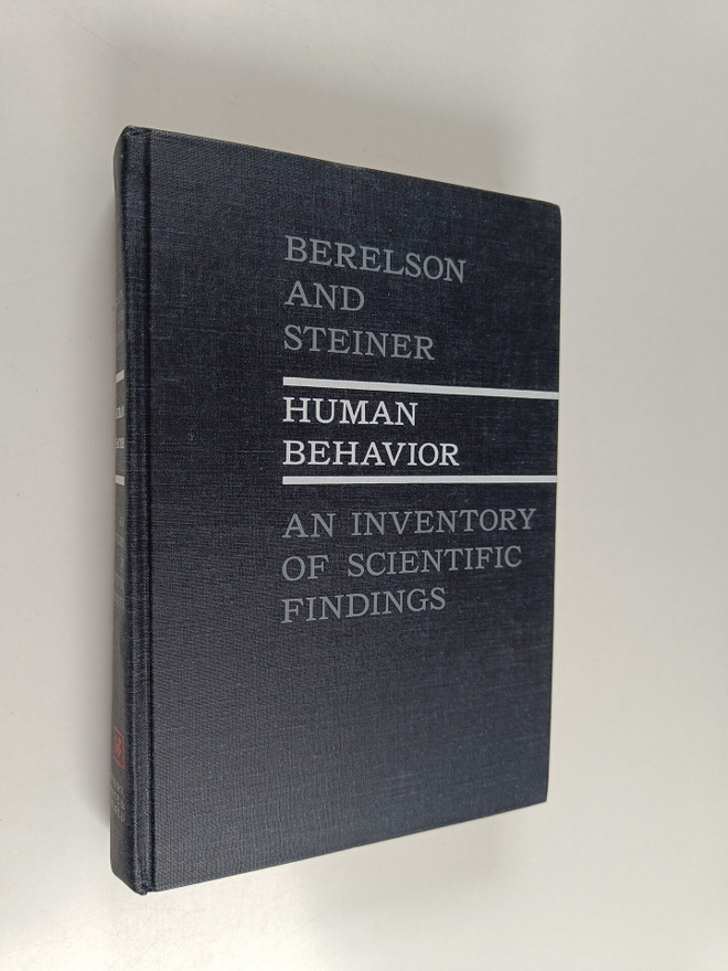 Bernard Berelson ym. : Human behavior : an inventory of s...