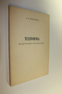 A. A. Pönkänen : Tulivoima maarintaman taisteluissa