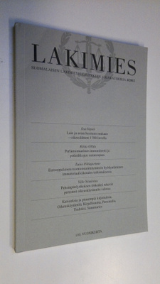 Lakimies 4/2012 : Suomalaisen lakimiesyhdistyksen aikakau...