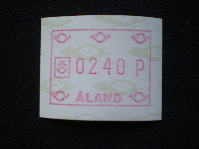 Vuoden 1988 ATM-merkki Å2 Yleismerkki 2,40 mk **