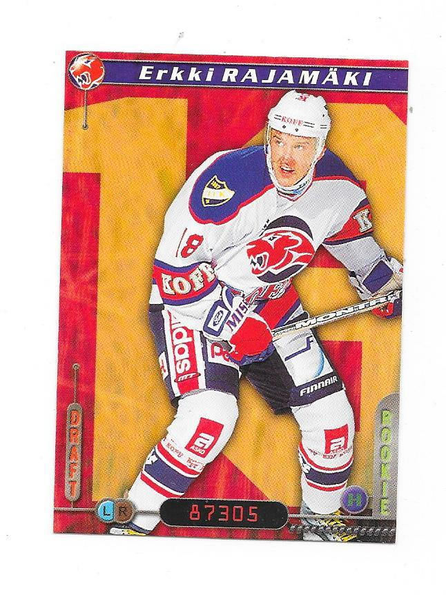2000-01 CardSet #261 Erkki Rajamäki HIFK