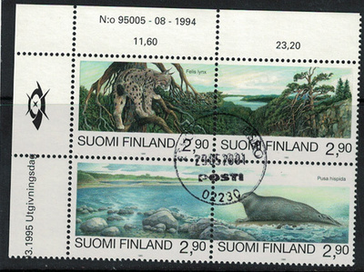 1995, Suomi-Venäjä yht. julkaisu, Nelilö, loistoleimattu
