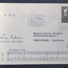 1957 FDC Sibelius, takana tuloleima - pikkukuva 1