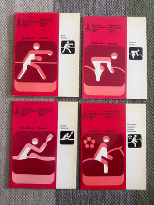 MOSKOVA 1980 OLYMPIALAISET TULOSVIHKOT 20 KPL