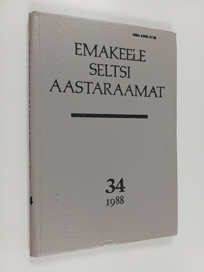 Emakeele seltsi aastaraamat 34