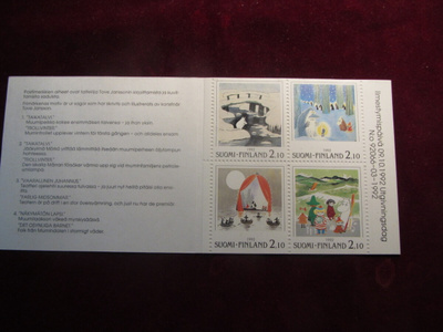 Nordia 1993. Muumit postimerkkivihko. 1993