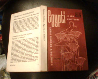 Salonen - Holthoer EGYPTI JA SEN KULTTUURI ( 1 p. 1963 )