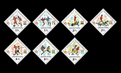 Unkari 3538-44 ** Jalkapallon MM-kisat Espanja (1982)
