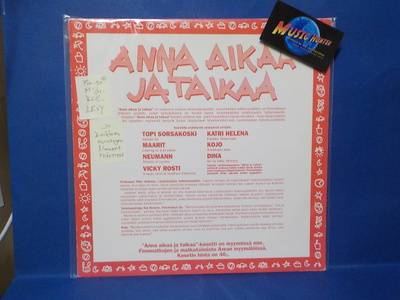 ANNA AIKAA JA TAIKAA - M-/M- FIN -90 + NIMMARIT LP