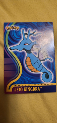 Kingdra #230 Pokemon 2001 Topps Johto Champions card