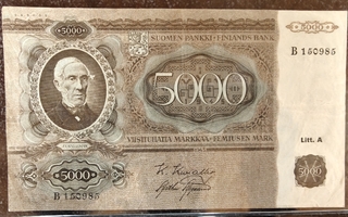 5000mk seteli 1945 Litt. A