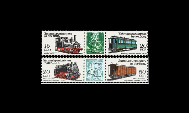DDR 2792-5_ds ** Kapearaiteinen rautatie (1983)