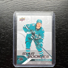 2024-25 Upper Deck Star Rookies #13 Macklin Celebrini RC - pikkukuva 1