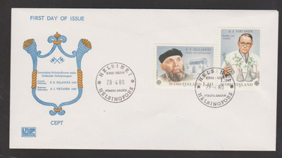 FDC 1980 Eurooppa-merkit LaPe-kuori