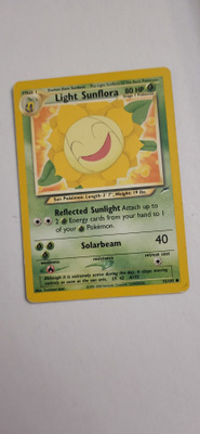 Light Sunflora #72 Pokemon Neo Destiny card