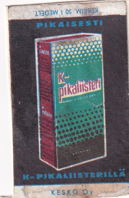 K - Pikaliisteri, pikaisesti K- pikaliisterillä   , s77