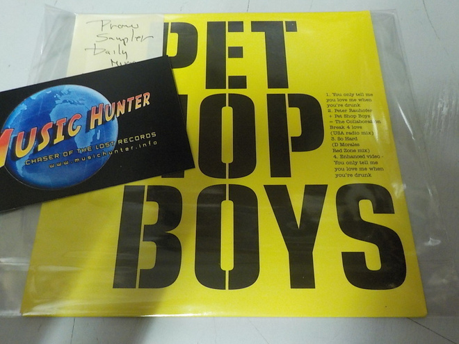 PET SHOP BOYS - PROMO SAMPLER DAILY MIRROR 2002