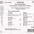 VIVALDI DIE VIER JAHRESZEITEN - pikkukuva 2