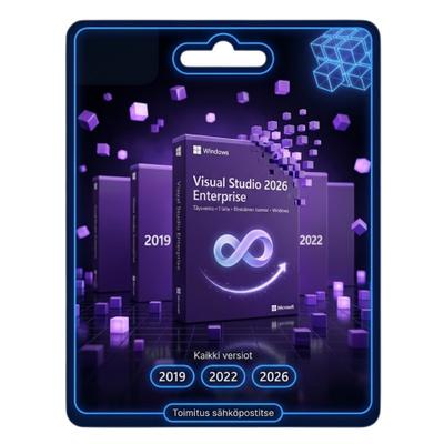 Visual Studio Enterprise 2019/2022/2026 avain, digitoimitus