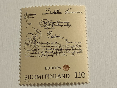 839/ 1979 EUROPA Kuningatar Kristiinan kirje ** postituore