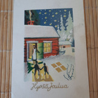 Wanha,äiti odottaa ovella, nyrkkiposti - pikkukuva 1