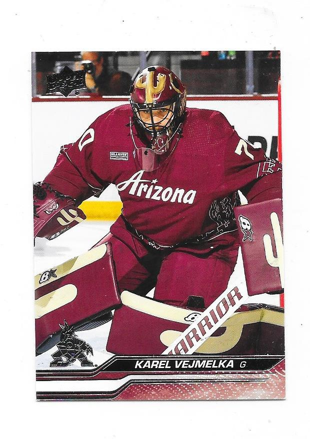 2023-24 Upper Deck #263 Karel Vejmelka Arizona Coyotes MV